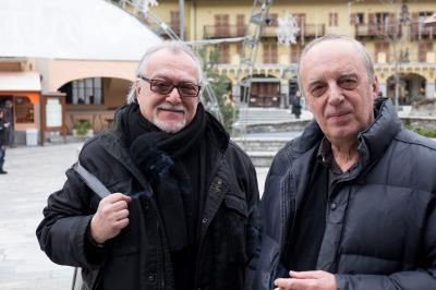 Lamberto Bava and Dario Argento