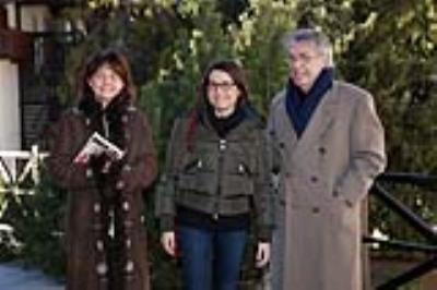 Celeste Moratti con la famiglia